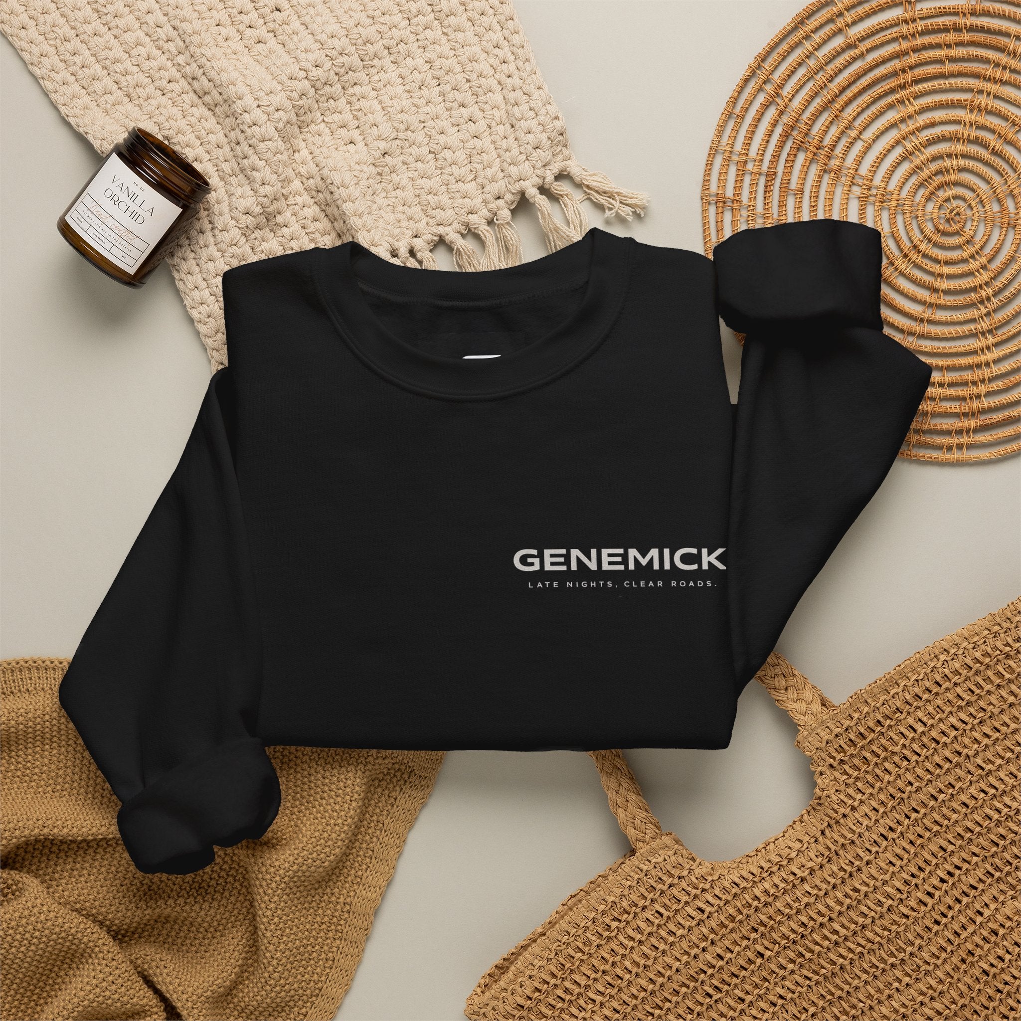 Genemick Night Drive Crewneck Sweatshirt