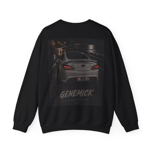 Genemick Night Drive Crewneck Sweatshirt